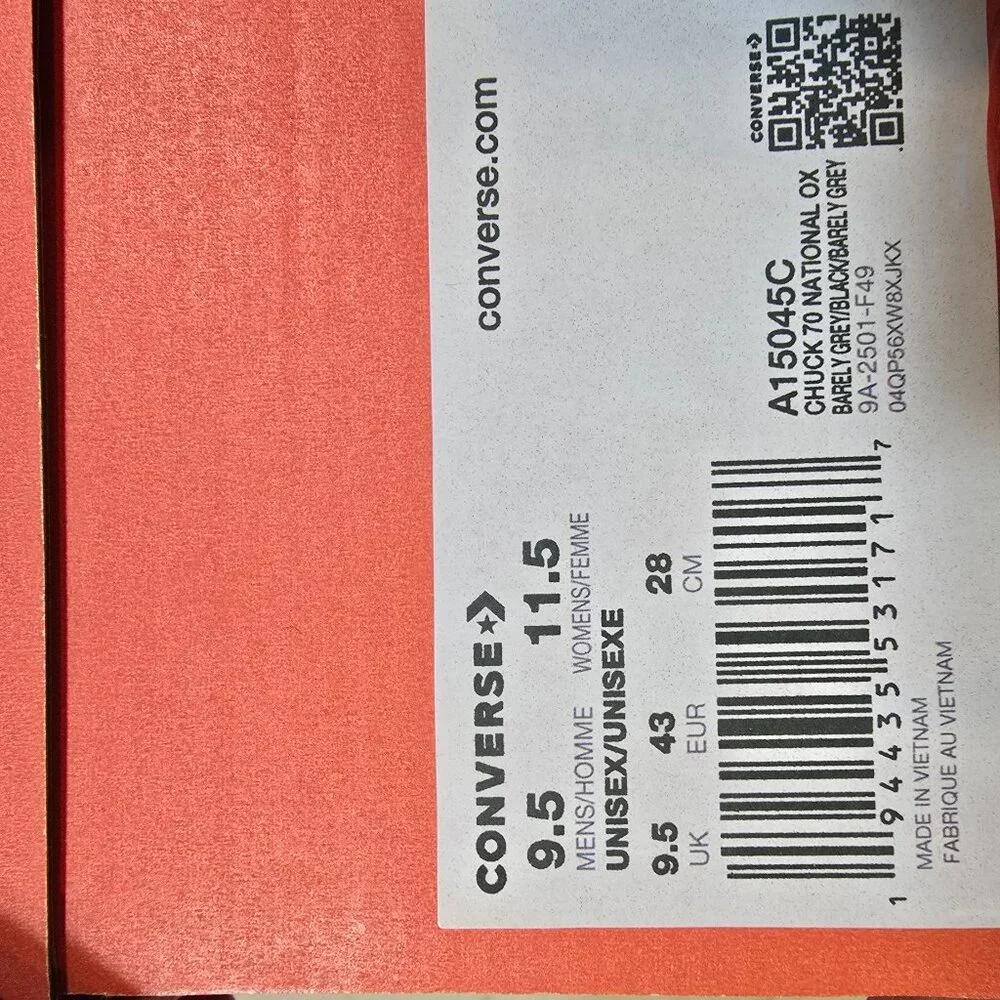 CONVERSE Chuck 70 Formal Suede Snake Oxford Boat Shoe Mens Size 9.5/10 READ NEW - Picture 8 of 16